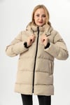 Kadın Kapüşon Detaylı Oversize Şişme Mont