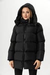 Kadın Kapüşon Detaylı Oversize Şişme Mont