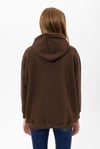 Kadın Kapüşonlu Kanguru Cep Detaylı Üç İplik Sweatshirt