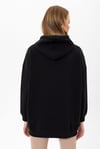 Kadın Kapüşonlu Kanguru Cep Detaylı Üç İplik Sweatshirt