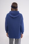 Kadın Kapüşonlu Kanguru Cepli Üç İplik Sweatshirt 245089 -