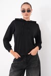 Kadın Kapüşonlu Modal Sweatshirt 265190 -