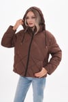Kadın Kapüşonlu Şişme Mont 245347 -