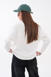 Kadın Kaşkorse Garnili Şardonsuz Üç İplik Sweatshirt 265096 -