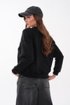 Kadın Kaşkorse Garnili Şardonsuz Üç İplik Sweatshirt 265096 -
