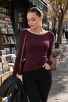 Kadın Kayık Yaka Modal Badi 265086 -