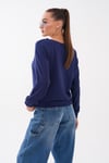 Kadın Kayık Yaka Modal Sweatshirt 265188 -