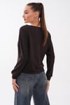 Kadın Kayık Yaka Modal Sweatshirt 265188 -