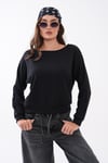Kadın Kayık Yaka Modal Sweatshirt 265188 -