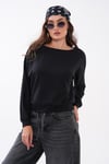 Kadın Kayık Yaka Modal Sweatshirt 265188 -