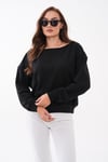 Kadın Kayık Yaka Sweatshirt 265115 -