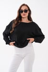 Kadın Kayık Yaka Sweatshirt 265115 -