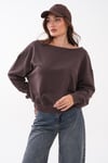 Kadın Kayık Yaka Sweatshirt 265115 -