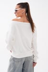 Kadın Kayık Yaka Sweatshirt 265115 -