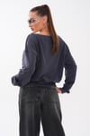 Kadın Kayık Yaka Sweatshirt 265115 -