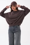 Kadın Kayık Yaka Sweatshirt 265115 -