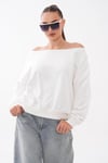Kadın Kayık Yaka Sweatshirt 265115 -