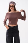 Kadın Kayık Yaka Vorteks Yarasa Bluz 265085 -