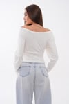 Kadın Kayık Yaka Vorteks Yarasa Bluz 265085 -