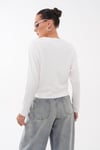 Kadın Kayık Yaka Yarasa Kol Modal Sweatshirt 265139 -