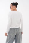 Kadın Kayık Yaka Yarasa Kol Modal Sweatshirt 265139 -