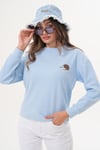 Kadın Kirpi Nakışlı Selanik Örme Sweatshirt 255075 -