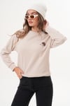 Kadın Kirpi Nakışlı Selanik Örme Sweatshirt 255075 -