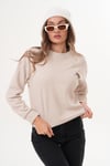 Kadın Kirpi Nakışlı Selanik Örme Sweatshirt 255075 -