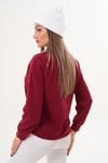 Kadın Kirpi Nakışlı Selanik Örme Sweatshirt 255075 -