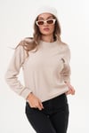 Kadın Kirpi Nakışlı Selanik Örme Sweatshirt 255075 -