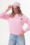 Kadın Kirpi Nakışlı Selanik Örme Sweatshirt 255075 -