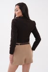 Kadın Kısa Düğme Kapamalı Blazer Ceket 250218 - 260314