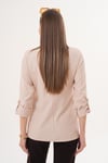 Kadın Kolu Katlama Detaylı Astarsız Ceket 260127 -