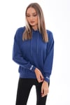 Kadın Kolu Sırtı Baskı Detaylı Kapüşonlu Sweatshirt 245293 -