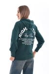 Kadın Kolu Sırtı Baskı Detaylı Kapüşonlu Sweatshirt 245293 -