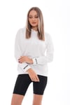 Kadın Kolu Sırtı Baskı Detaylı Kapüşonlu Sweatshirt 245293 -