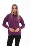 Kadın Kolu Sırtı Baskı Detaylı Kapüşonlu Sweatshirt 245293 -