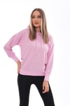 Kadın Kolu Sırtı Baskı Detaylı Kapüşonlu Sweatshirt 245293 -