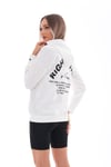 Kadın Kolu Sırtı Baskı Detaylı Kapüşonlu Sweatshirt 245293 -
