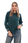 Kadın Kolu Sırtı Baskı Detaylı Kapüşonlu Sweatshirt 245293 -