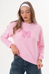 Kadın Kurdele Nakışlı Selanik Örme Sweatshirt 255060 -