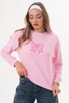Kadın Kurdele Nakışlı Selanik Örme Sweatshirt 255060 -