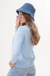 Kadın Kurdele Nakışlı Selanik Örme Sweatshirt 255060 -