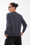 Kadın Leopar Baskılı Omzu Düğme Detaylı Sweatshirt 265116 -
