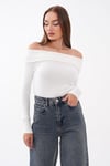 Kadın Madonna Yaka Bluz 265080 -