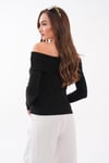 Kadın Madonna Yaka Bluz 265080 -