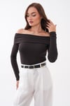 Kadın Madonna Yaka Bluz 265080 -