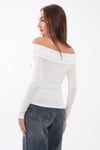Kadın Madonna Yaka Bluz 265080 -