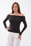 Kadın Madonna Yaka Bluz 265080 -