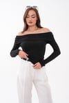 Kadın Madonna Yaka Bluz 265080 -